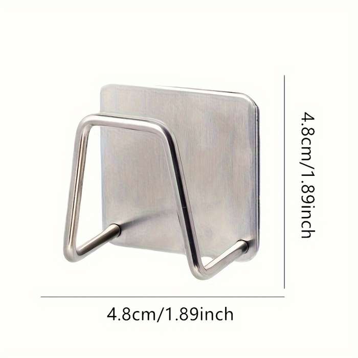 2pcs Kitchen Stainless Steel Sponge Shelf