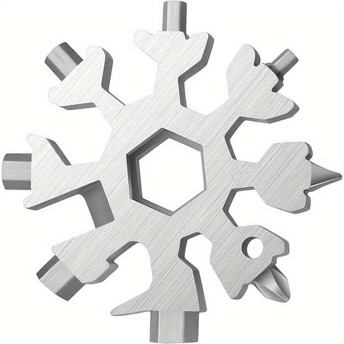 1pc 18-in-1 Snowflake Multi-Tool