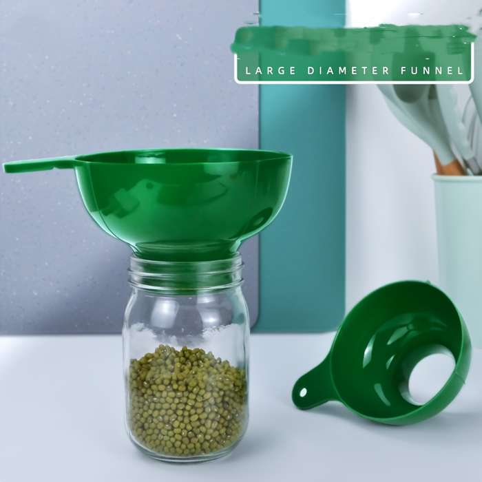One Plastic Funnel With A Large Diameter Oil Funnel