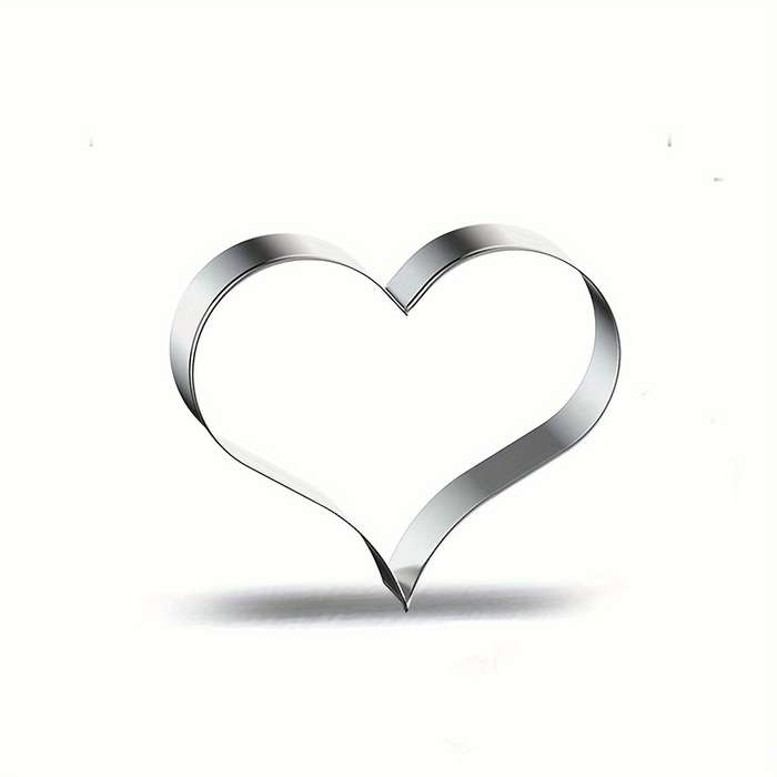 Heart-shaped Stainless Steel Cookie Cutter