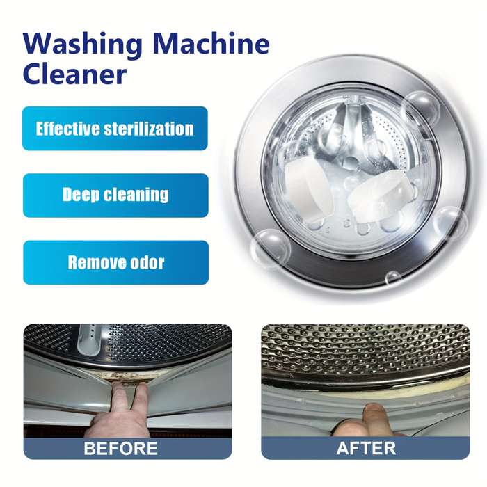 10pcs Multi-Purpose Washing Machine Cleaner Tablets