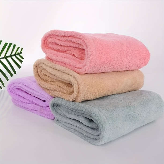 Ultra-Soft Polyester Microfiber Shower Towel Set