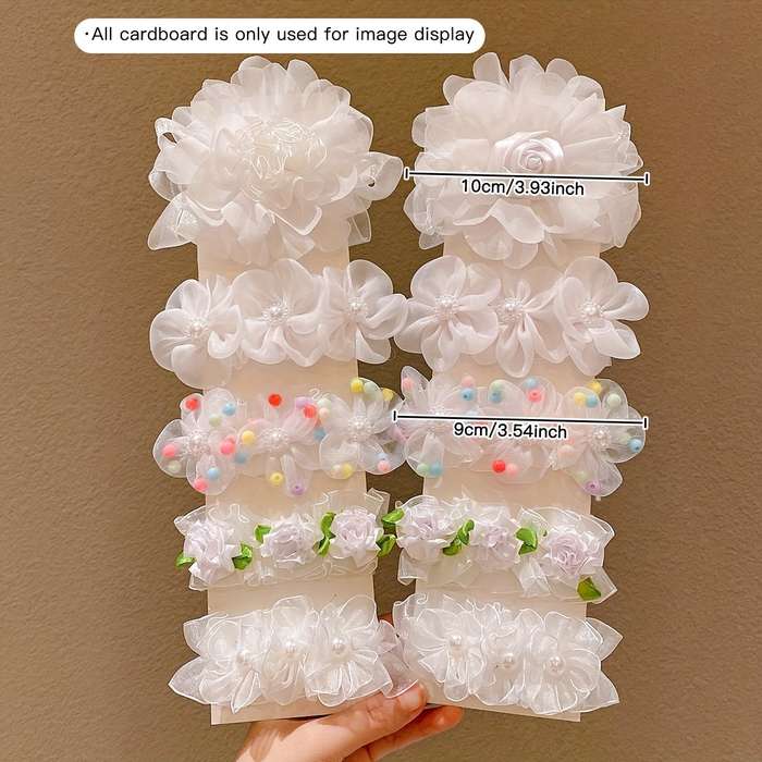Honey Girl Floral Hair Ties for Girls