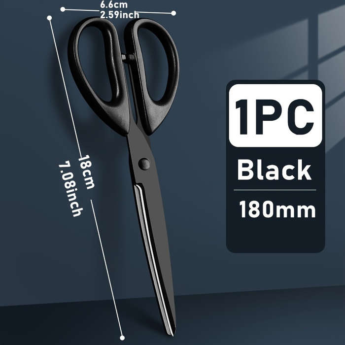 Versatile Black-Edged Scissors