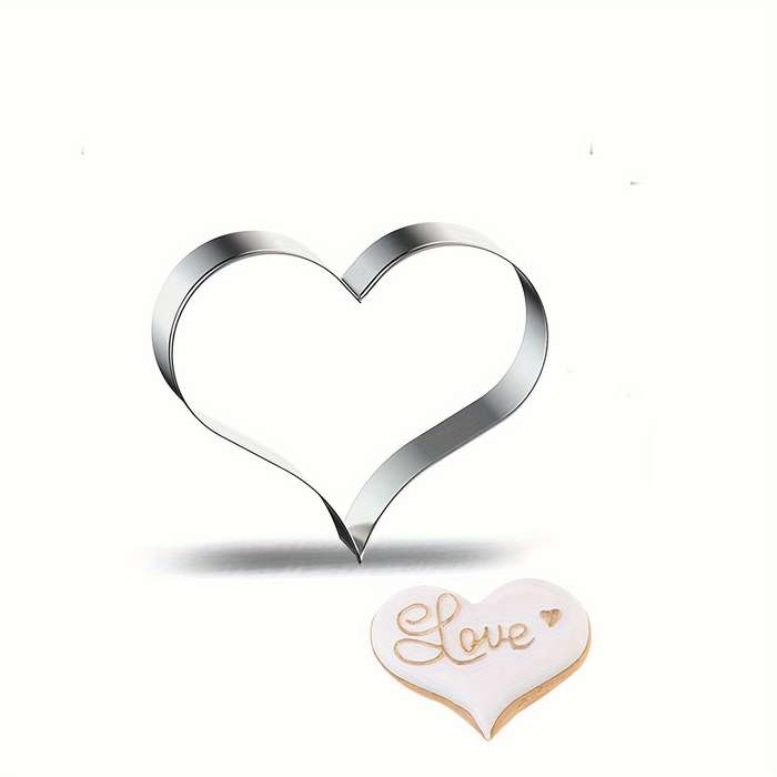 Heart-shaped Stainless Steel Cookie Cutter