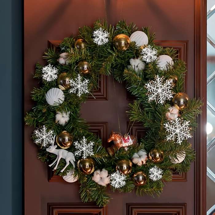 3pcs Christmas Snowflake Hanging Ornaments