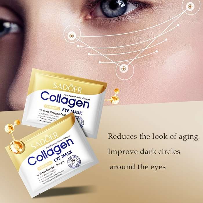 7.5G/Pair Collagen Anti-Aging Eye Masks Improve Dark Circles Around The Eyes