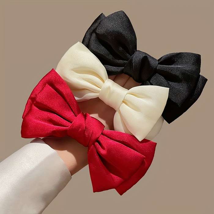 Elegant Bow Hair Ties for Women