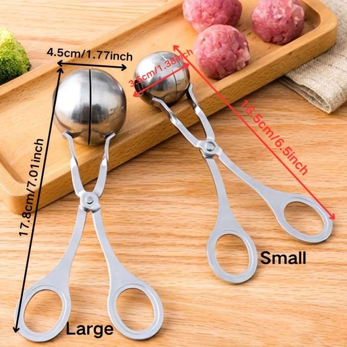 1pc Stainless Steel Meat Ballers