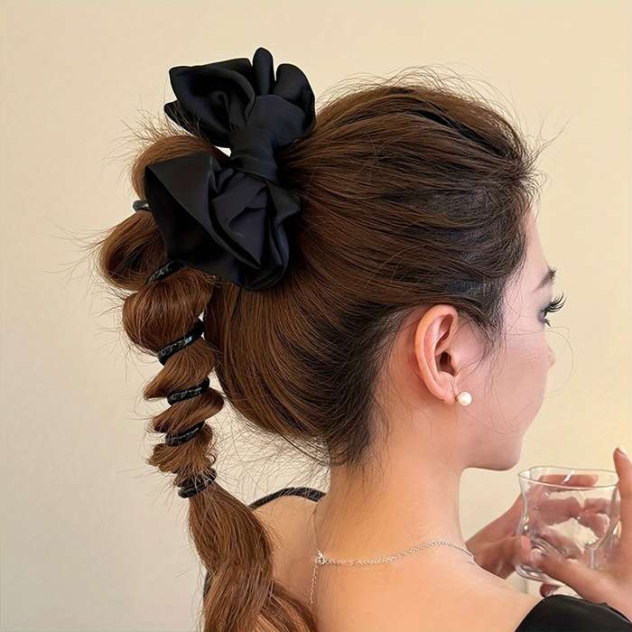 Elegant Bowknot Spiral Hair Tie