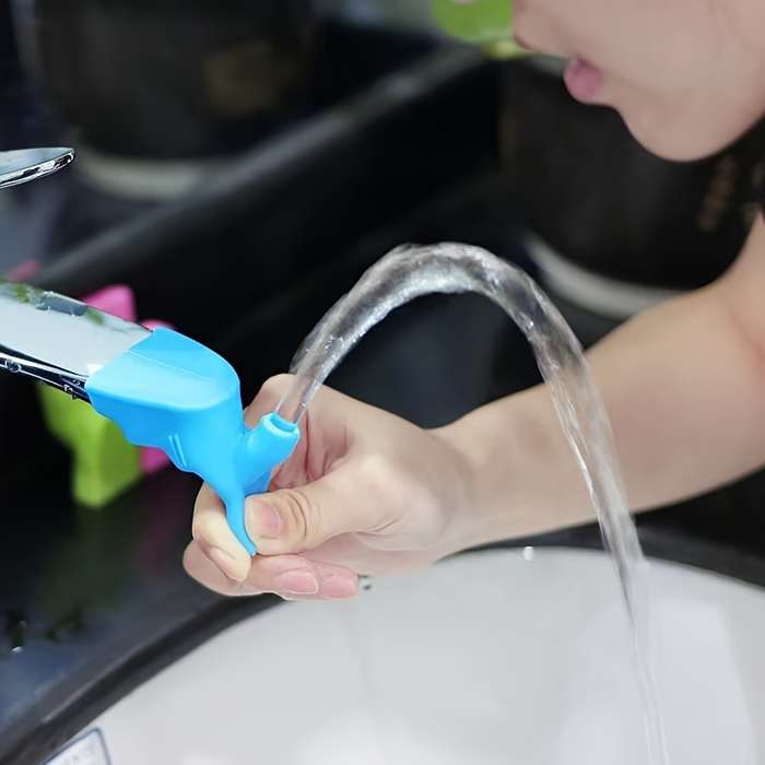 1pc Silicone Faucet Extender