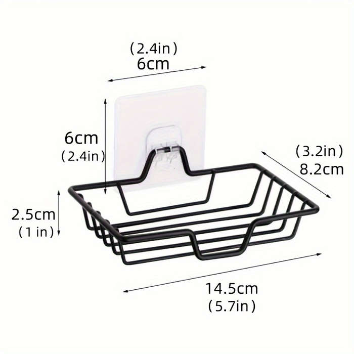 Easy-Install Stainless Steel Soap Dish