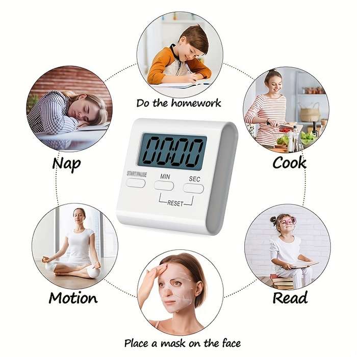 1pc Digital Kitchen Timer