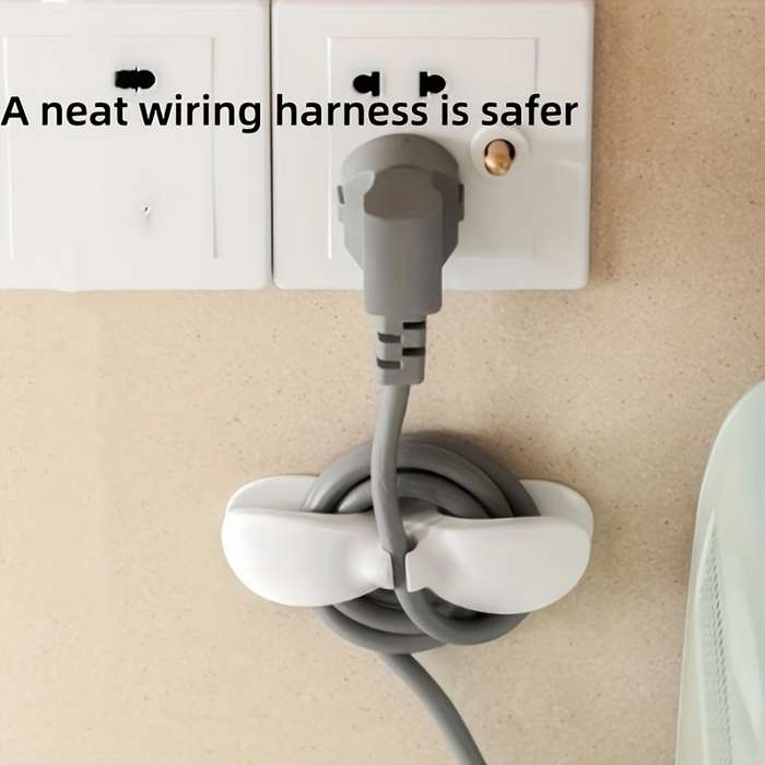 pcs Flexible Silicone Cable Organizers