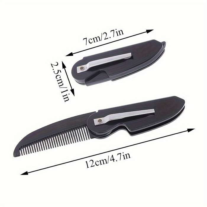 1pc Portable Folding Pocket Knife Comb