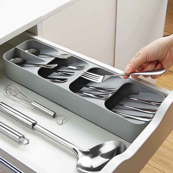 1pc Multifunctional Knife and Fork Compartment Storage Box