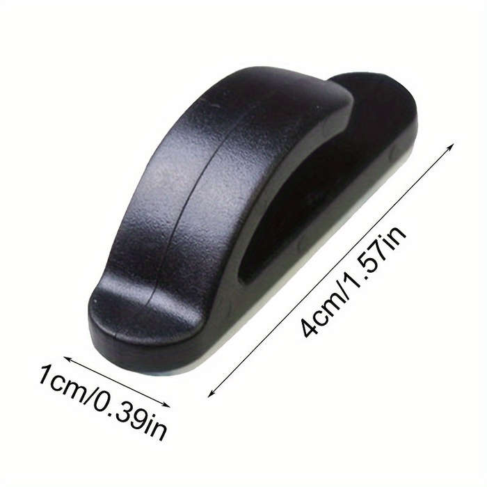 Black Self-Adhesive Car Hooks