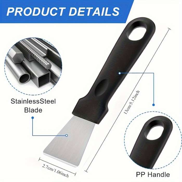 5pcs Stainless Steel Cleaning Scraper Set For Kitchen