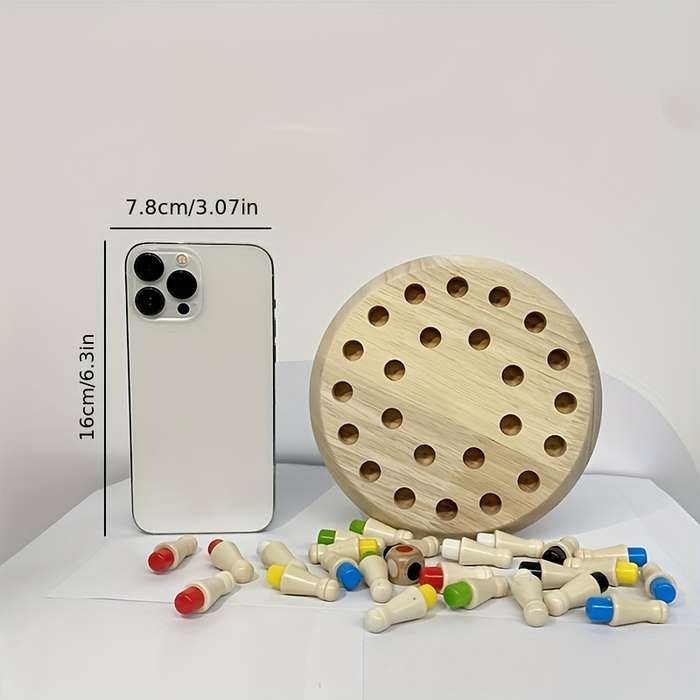 Wooden Memory Match Game