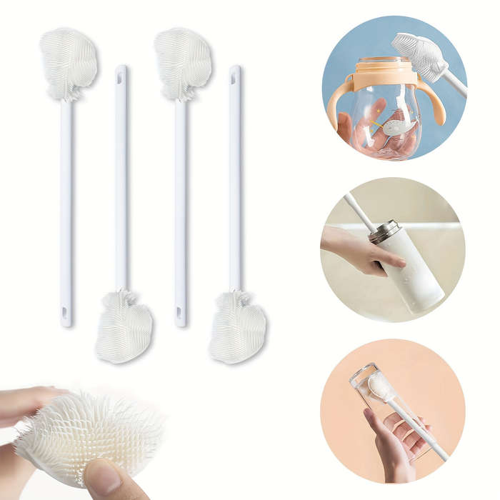 Multi-Purpose Long Handle Bottle Brush Cleaner - Reusable1pc