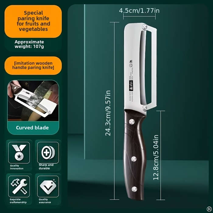 Durable Versatile Stainless Steel Kitchen Knife