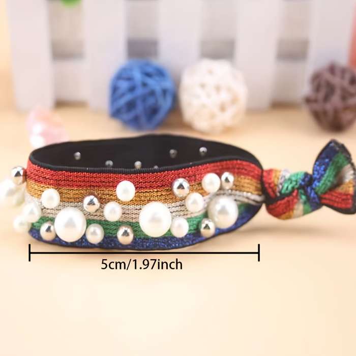Vintage Leopard Print Elastic Hair Tie