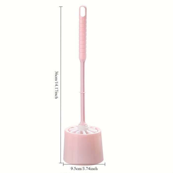 Easy-Clean Toilet Brush Set with Holder