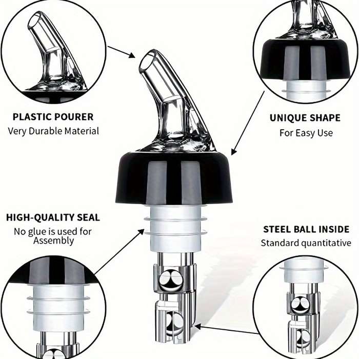 4pcs  Automatic Measured Bottle Pourers