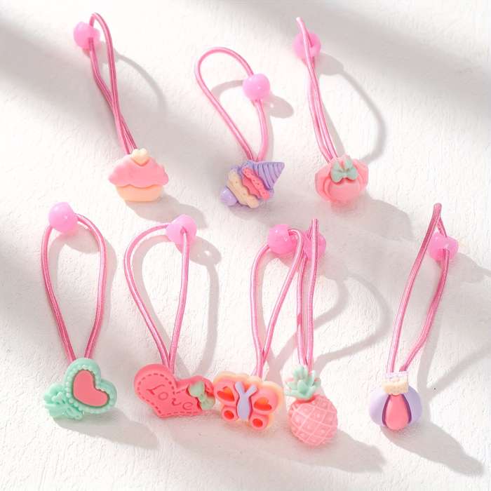 Cartoon Pattern Hair Ties