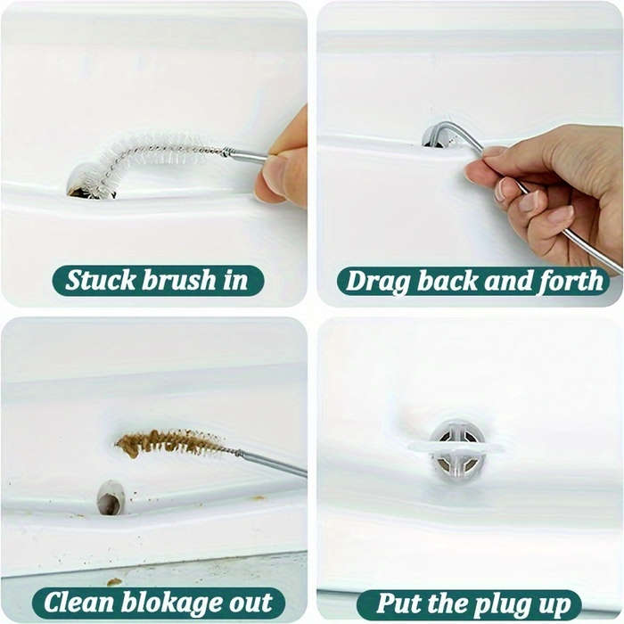 5pcs Set Refrigerator Drain Hole Clog Remover Tools