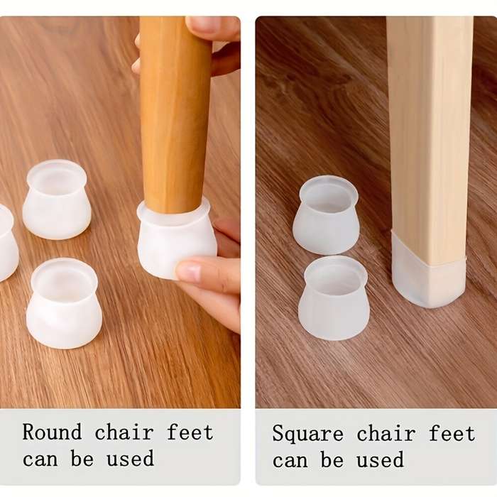 20pcs Silicone Furniture Leg Protectors