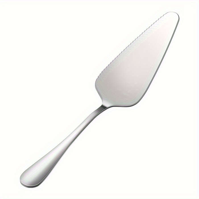 1pc Stainless Steel Cake Server with Serrated Edge