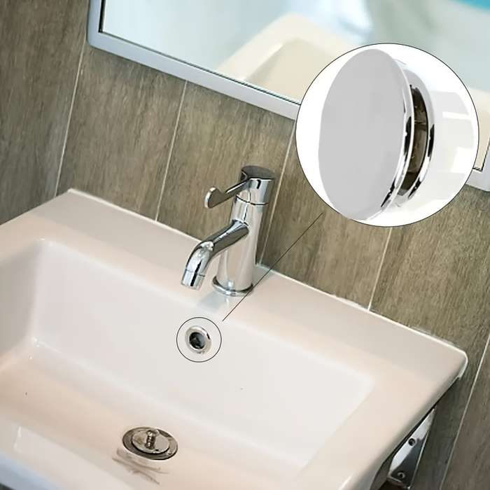2pcs Double Ring Sink Overflow Covers