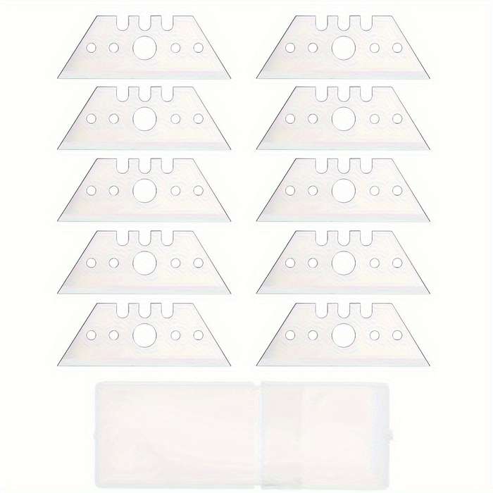 1 Box of 10pcs Trapezoidal Blade Set