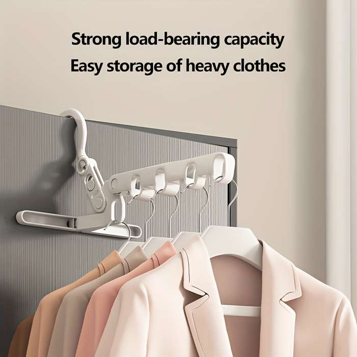 1pc Wall-Mounted Folding Drying Rack