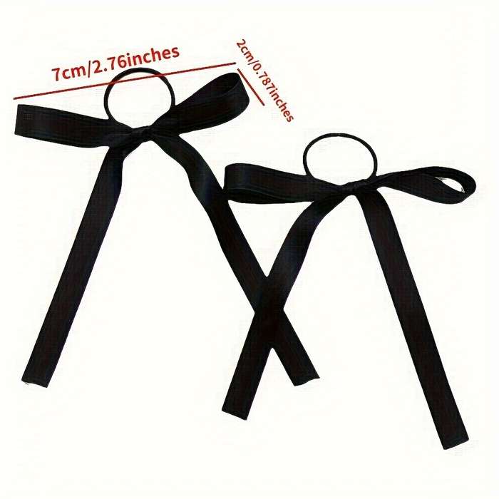 Elegant Bowknot Ribbon Hair Tie