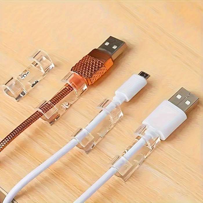 100pcs Adhesive Cable Clamps