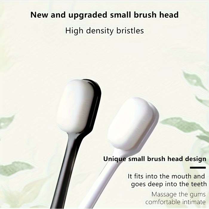 2pcs Nano Soft Toothbrush