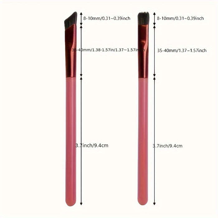 Dual-Ended Angled Eyebrow Brush