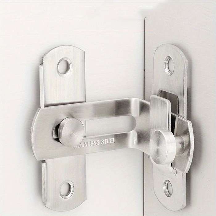 A Latch For A Home Door Made Of Stainless Steel