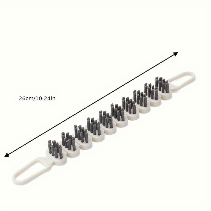 1pc Flexible Groove Cleaning Brush - Stiff Bristles