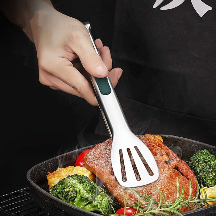 3pc Durable Stainless Steel Tongs