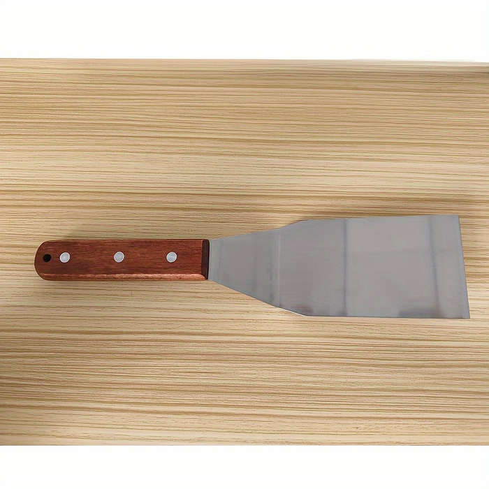 Stainless Steel Spatulas with Wooden Handles