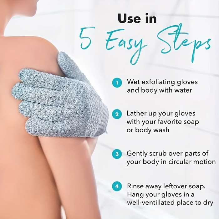 Exfoliating Shower Gloves