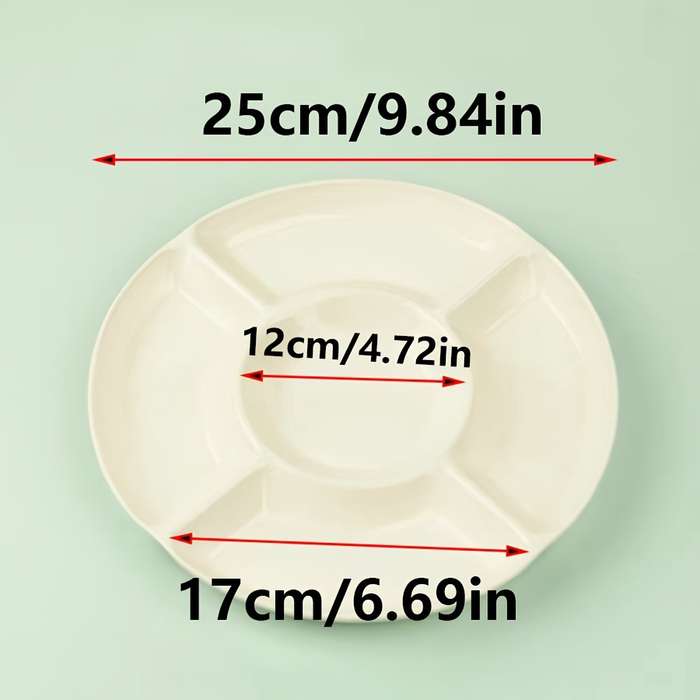 A 5-Compartment Fruit Platter