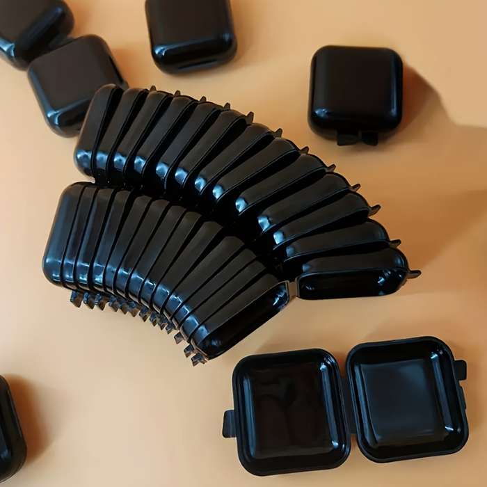 Small Black Storage Box  1Plastic Portable Storage Box