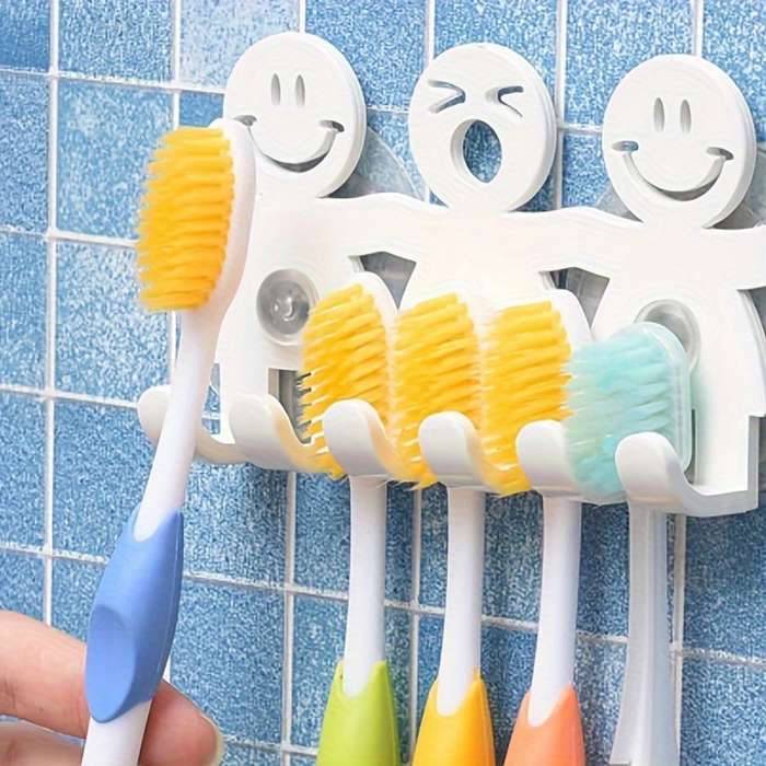 Cute Cartoon Smile Toothbrush Holder