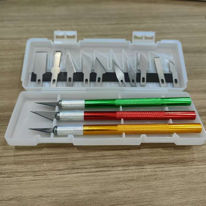 13pcs Super Durable Aluminum Alloy Carving Knife Set