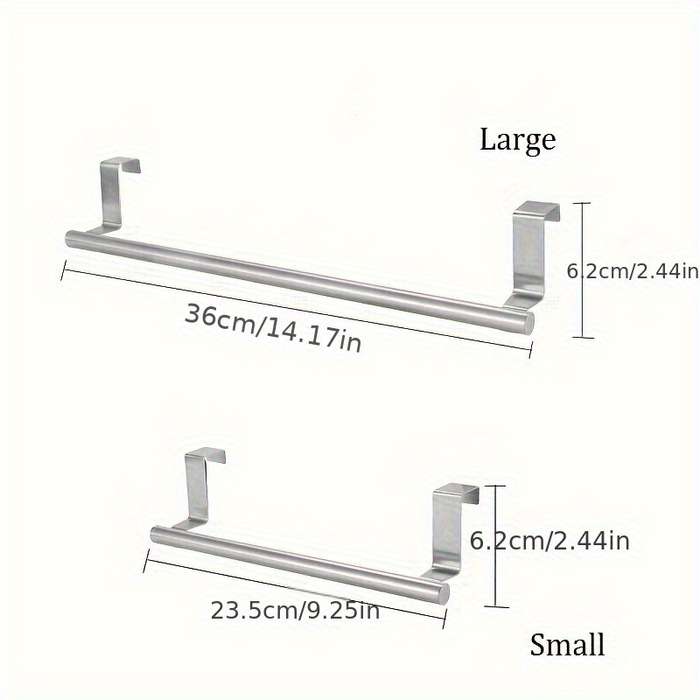 Easy-Install Stainless Steel Towel Rack