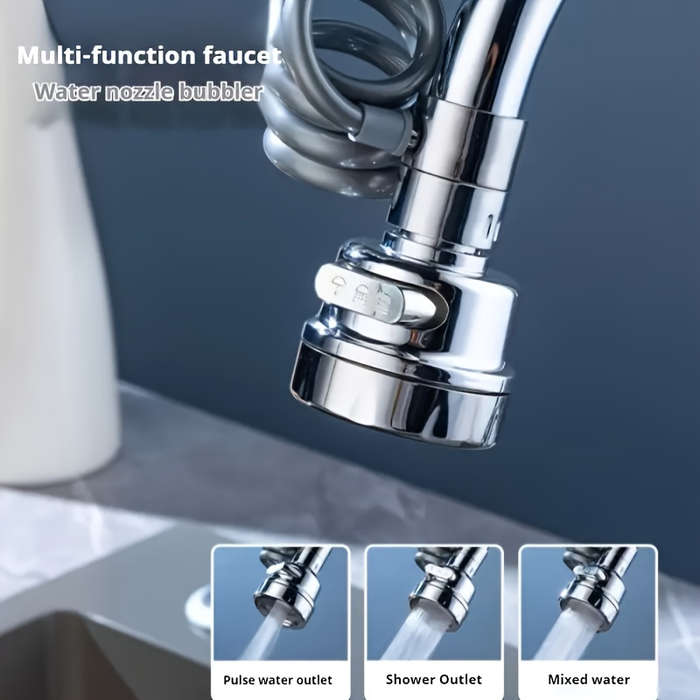 Universal 3-Mode Spray Kitchen Faucet Extender